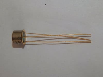 Silicon Transistor, Part No. CV7366, PNP, 125V, 0.3W, 0.1A, TO5 [3R1E, EC61]