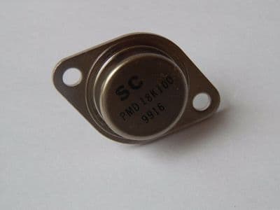 Silicon Transistor, PMD18K100, NPN, 240W, 100V, 30A, TO3 [3R1E, EC60]