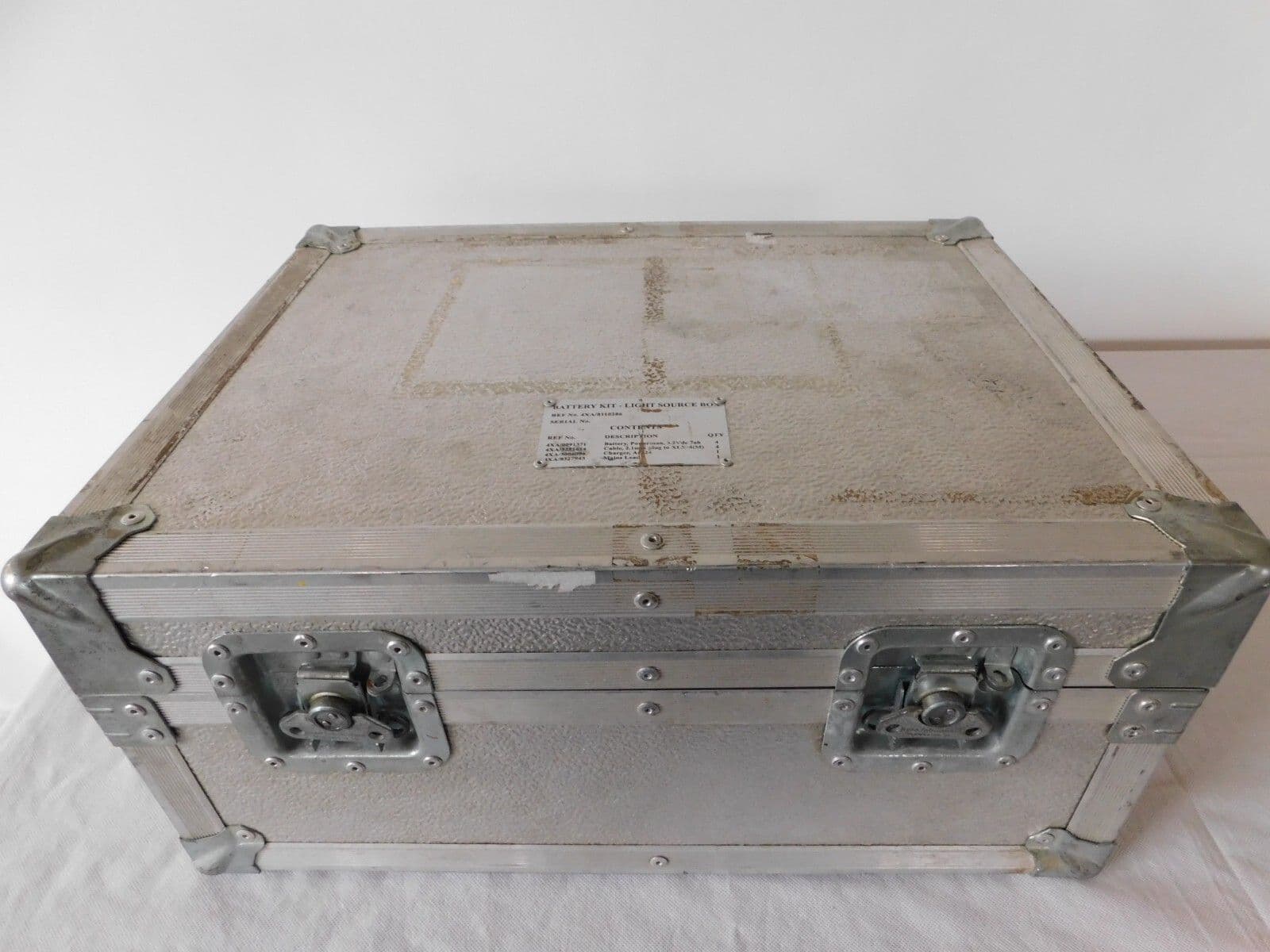 Silver Storage Transport Case With Foam Inserts 52 x 40 x 24 5cm PC14