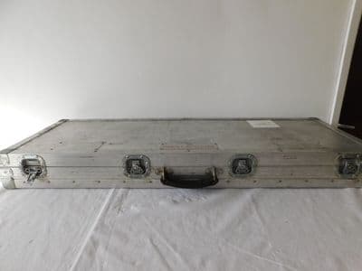 Silver Storage Transport Case With Foam Inserts Inside, 110cm Long [PL26]