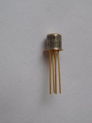 Small Signal Silicon Transistor, 2N4252, NPN, 0.2W, 30V, 0.05A, TO72 [3R1E, EC58]