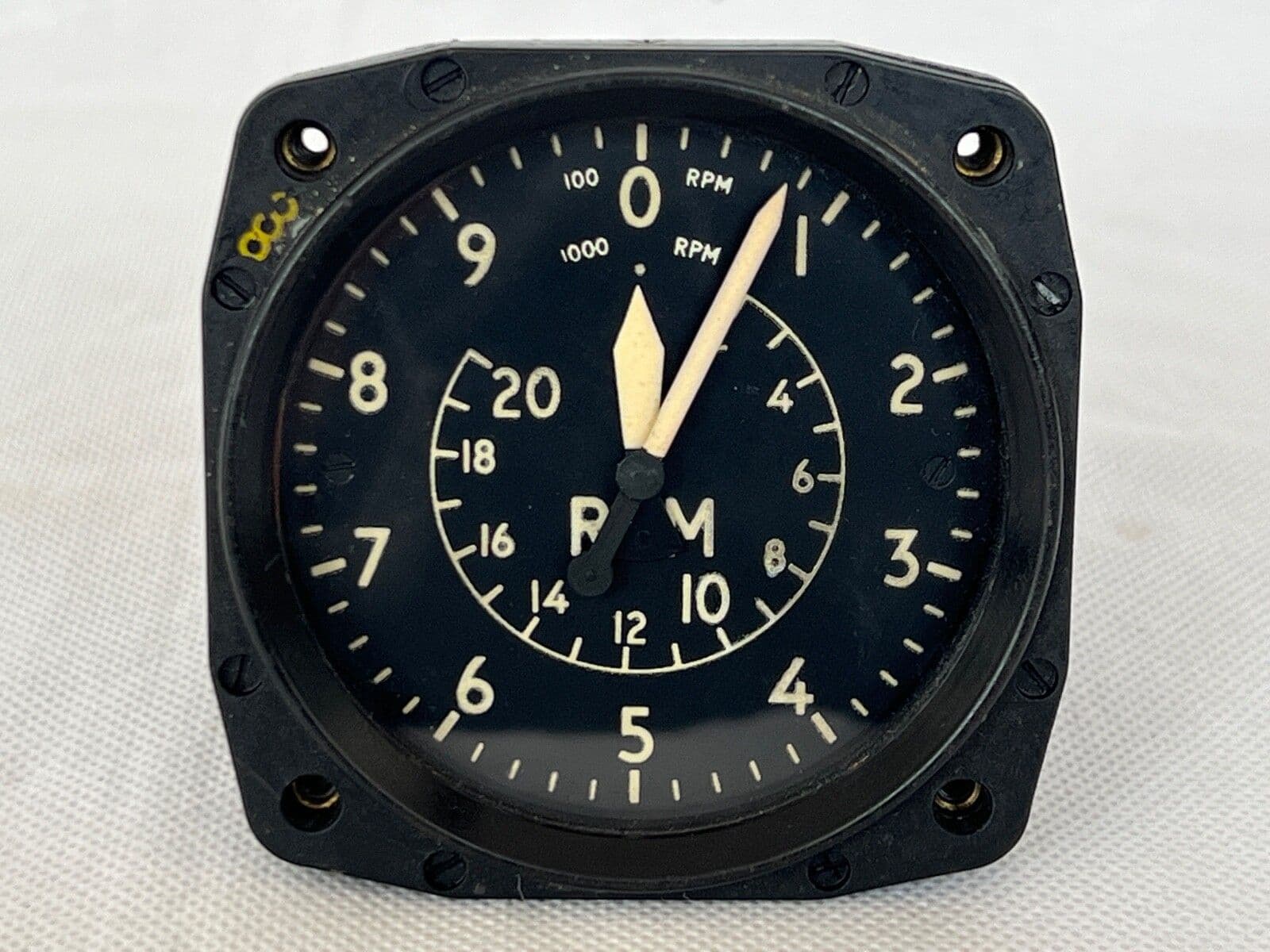 Smiths Aircraft Compressed Electric Rev Tachometer RPM Gauge D5D