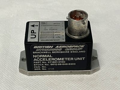Tornado Aircraft Accelerometer Electronic Unit, Part No, 271801-0100 [GR382D]
