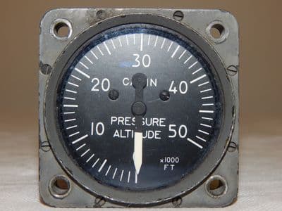 Tornado Aircraft Cabin Altimeter, Part Number: HM512-2 [1R1C]