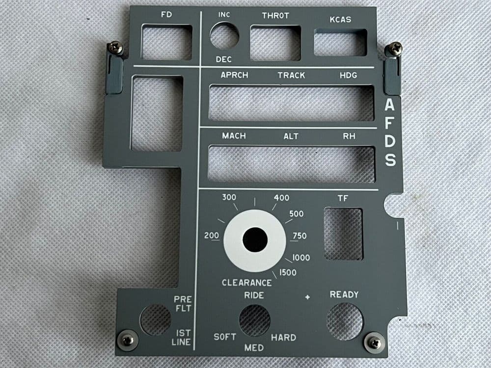 Tornado Aircraft Cockpit AFDS Facia Indicator Panel Assy 2544-00010 D5D