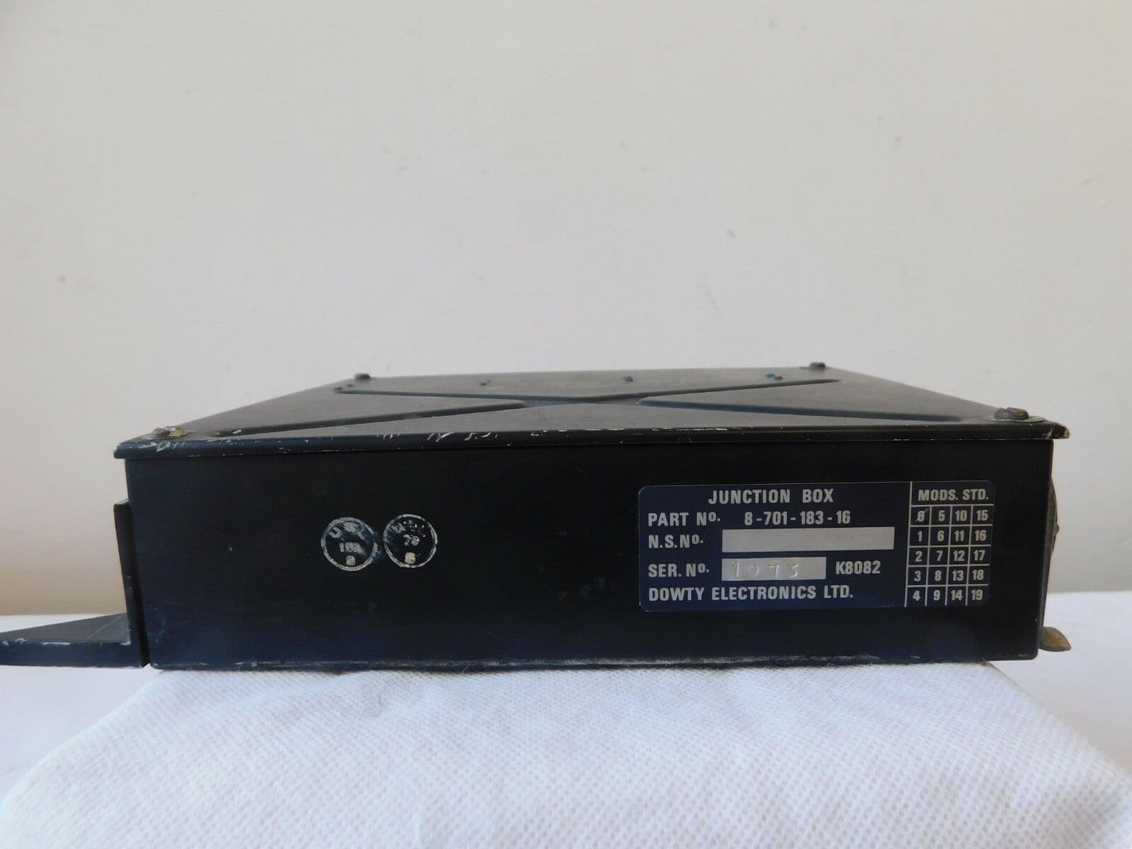 Tornado Aircraft Communications Junction Box Part No 8-701-183-16 1R7C