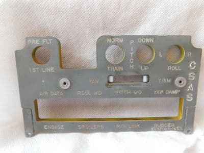 Tornado Aircraft CSAS EL Front Panel 2544-00015 [1R9A]