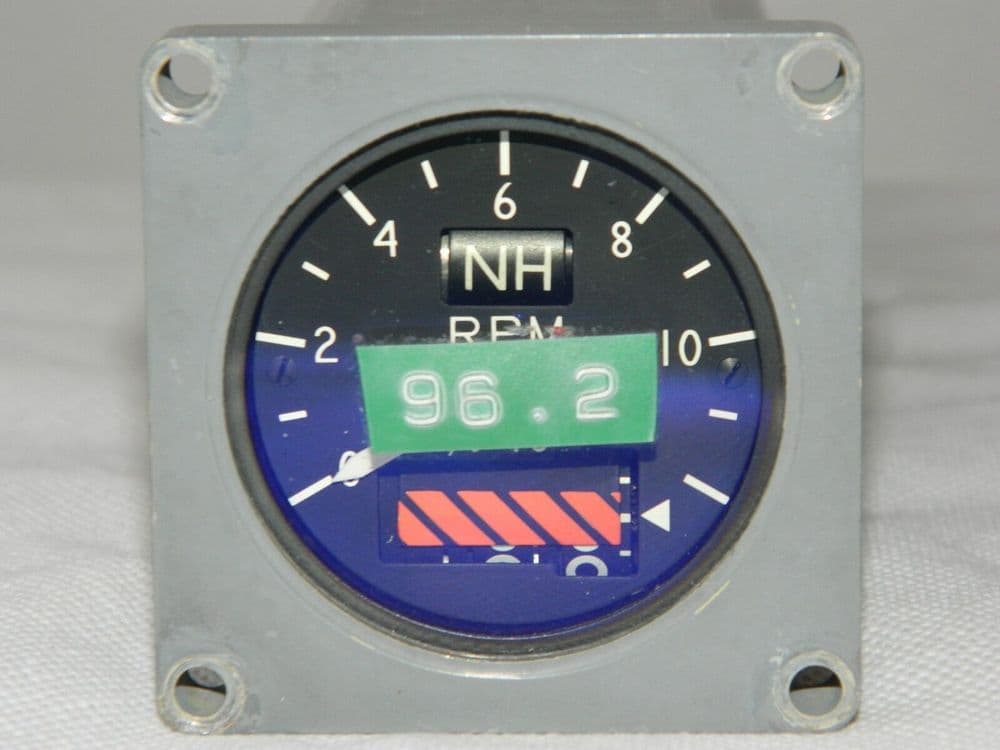 Tornado Aircraft Engine Speed Indicator RPM Gauge 1R9A
