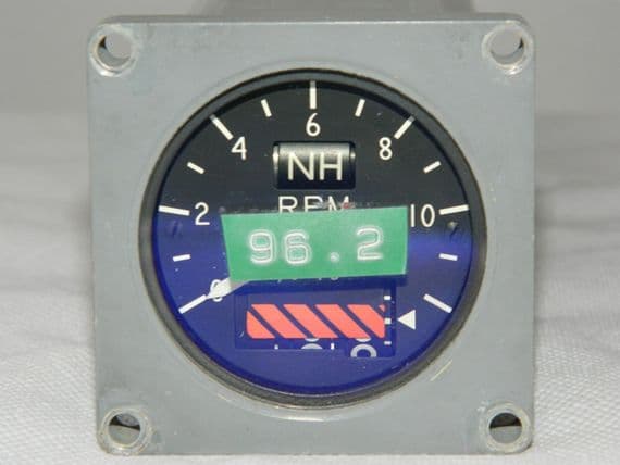 Tornado Aircraft Engine Speed Indicator RPM Gauge 1R9A