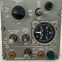 Tornado Aircraft Environmental Control Panel D4B
