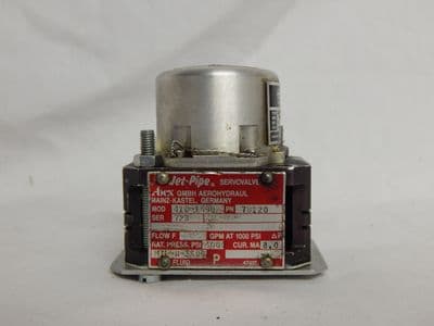 Tornado Aircraft Flow Control Servo Valve, Model 410-1590, NWS [GR2C]