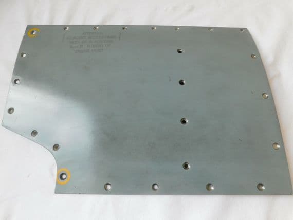 Tornado Aircraft L308 Access Panel From ZA544 Part No: P250144-037 [PL3]