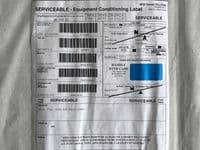 Tornado Aircraft LH Fuel Transfer Wing Drain Hose From ZE755 [D6C]