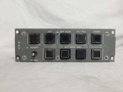 Tornado Aircraft NAV Navigation Control Panel, Part No. 743900-5 [1R9B]