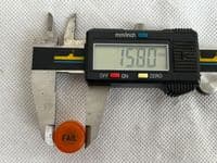 Tornado Aircraft Pilots Air Intake Control Panel 'FAIL' Light Lens [D6C]