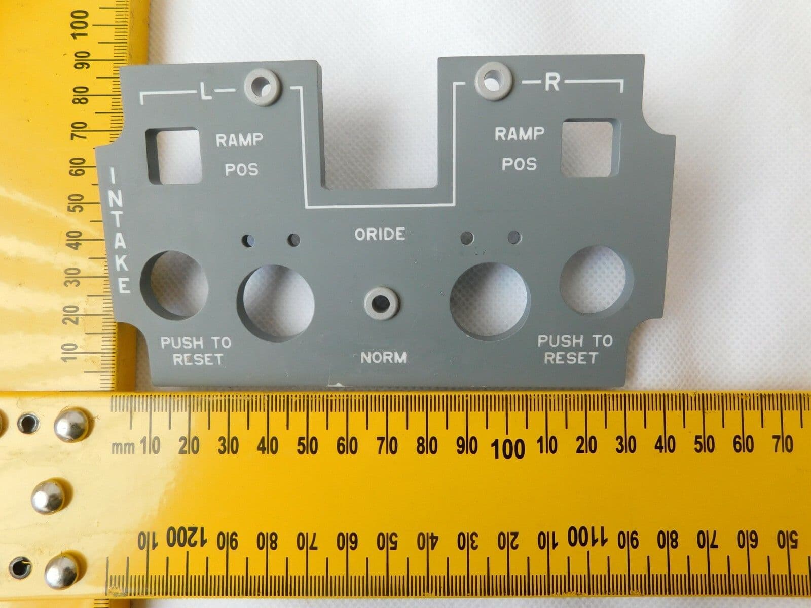 Tornado Aircraft Ramp Control Panel EL Facia 1R7B