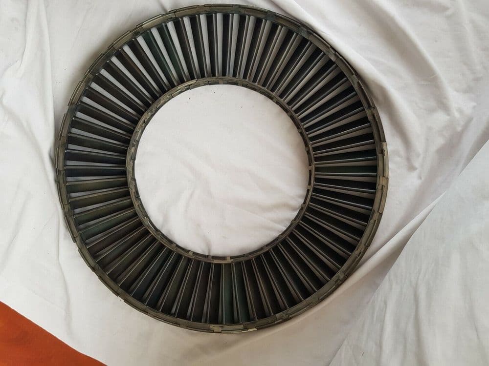 Tornado Aircraft RB199 Jet Engine Turbine Vane Assembly 56cm Diameter ...