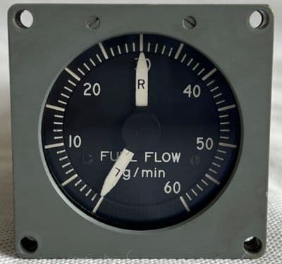 Tornado Aircraft Twin Fuel Flow Rate Indicator [D6C]