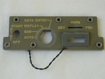 Tornado Aircraft Voice Recorder Cockpit Facia Plastek Panel [1R5E]