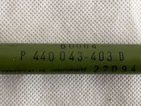Tornado Aircraft Wing Sweep Control Rod, 24cm Long, P440043-403 [D6C]