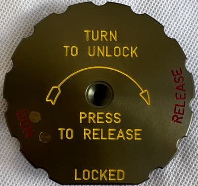 Tornado Ejection Seat Martin Baker Quick Release Buckle Operating Knob [D6C]