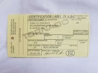 Tornado F3 Aircraft L270 Access Door Part No A-243820. New [GR2A]