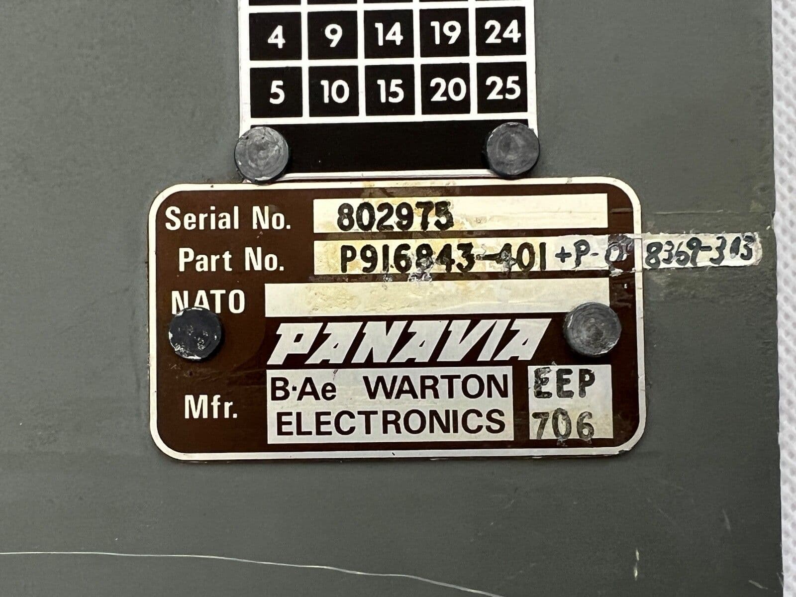 Tornado GR1 Aircraft Interface Unit Assembly From ZA471 1R9D