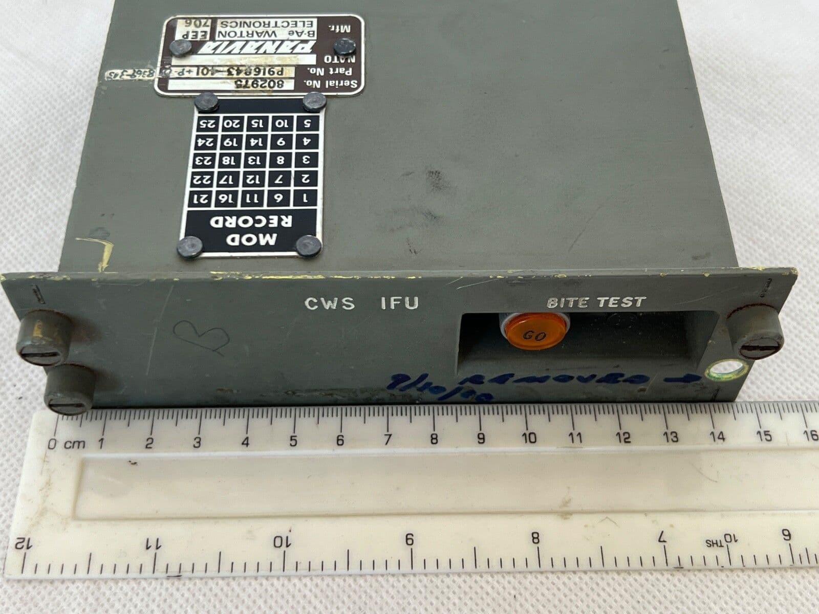 Tornado GR1 Aircraft Interface Unit Assembly From ZA471 1R9D