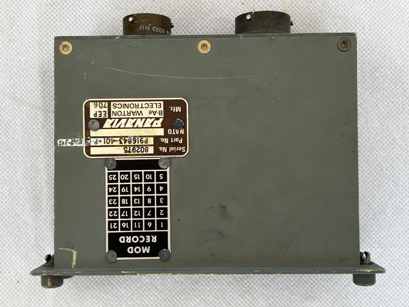 Tornado GR1 Aircraft Interface Unit Assembly From ZA471 1R9D