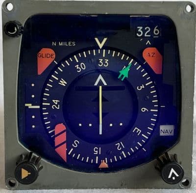 Tornado GR4 Aircraft Cockpit Horizontal Situation Indicator From ZG777 [1R7B2]