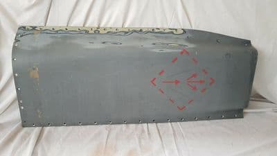 Tornado GR4 Pre Cooler Panel Assembly L504 From Aircraft ZA459 [GR2E]