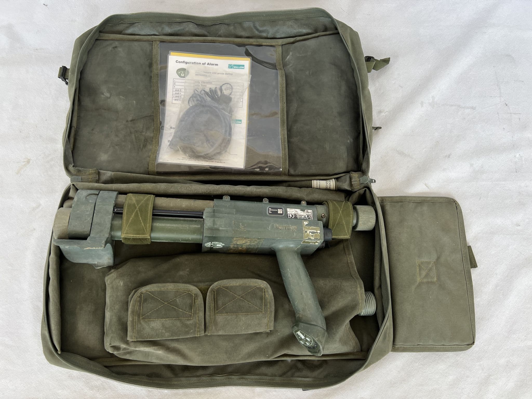 Vallon VMH3CS Handheld Cased Metal Detector Kit Tested And Working PL54