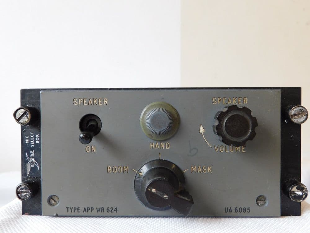 VC10 Aircraft Mic Selector Box Part No UA6085 1R6B