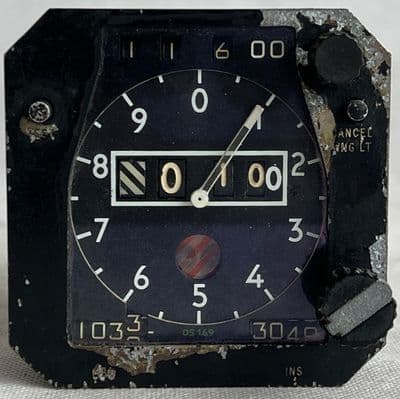 VC10 Aircraft Precision Altimeter, Part No PW0102KAP/1 [1R8A]