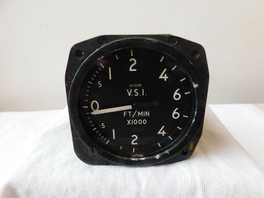 Vsi Instrument VC10 Aircraft Vertical Speed Indicator VSI Ref No 6A/4339634 1R3B