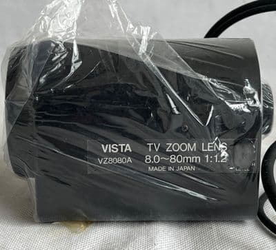 Vista VZ8080A TV Zoom Lens 8.0-80mm 1:1.2 [D6C]