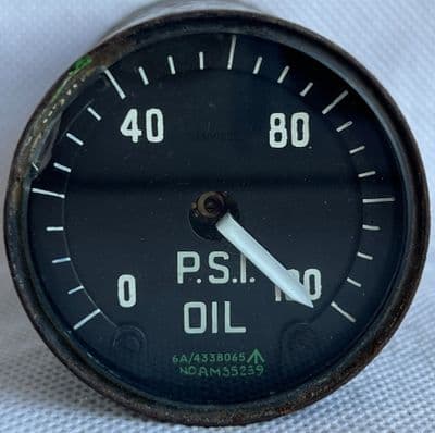 Wessex Helicopter 0-120 PSI Oil Pressure Indicator Gauge [1R8C]