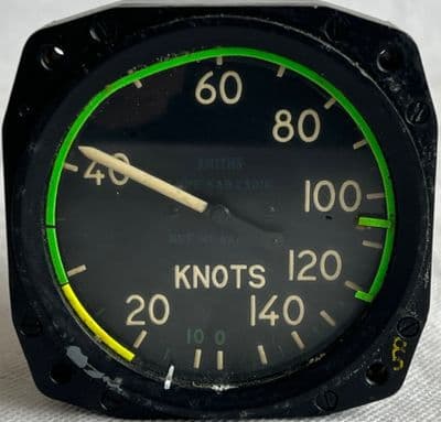 Wessex Helicopter Airspeed Indicator A.S.I, 0-140 Knots, Type KAB230IK [1R8C]