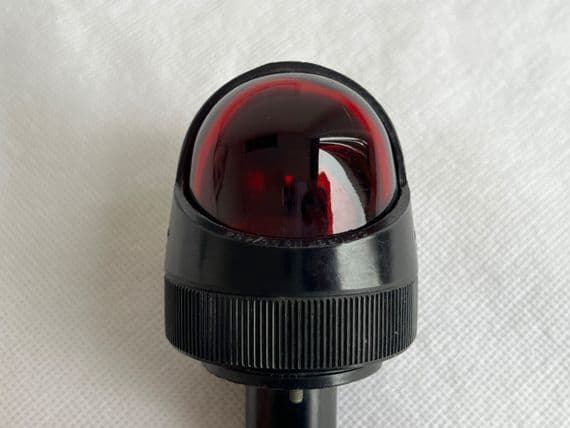 WW2 Aircraft Wing Tip Navigation Lamp, Red, 5C/494 [D5D]