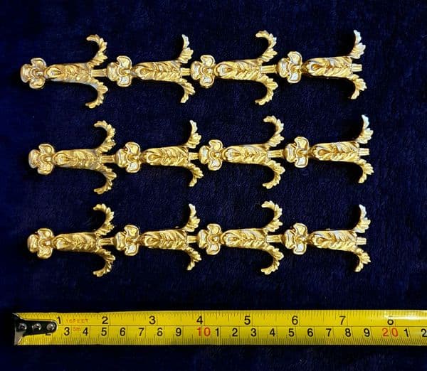 3 DECORATIVE LOUIS XVI STYLE PLASTIC ORNATE WALL MIRROR MOULDING DECORATION (No152)