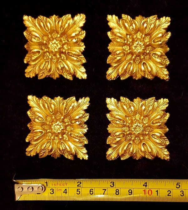 4 MOULDINGS GILT OR WHITE WALL MIRROR DECORATION (No37)