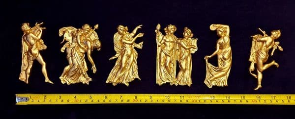 6 DECORATIVE MOULDING ANTIQUE STATUE WALL DECORATION (No27)