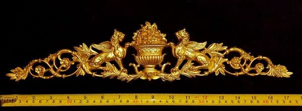 LARGE EMPIRE ONLAY GRIFFIN WALL APPLIQUE MOULDING (No45)