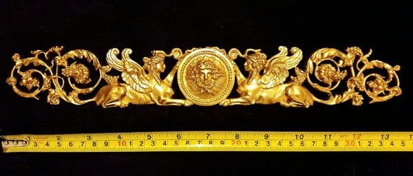 LARGE EMPIRE SPHINX GRIFFIN WALL MOULDING DECORATION (No8)
