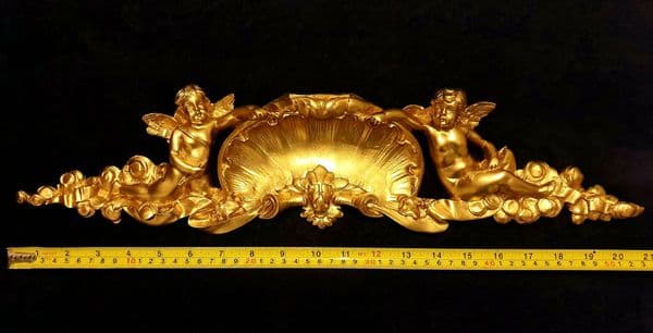 LARGE LOUIS XVI CHABBY CHIC WALL MIRROR MOULDING DECORATION (No46)