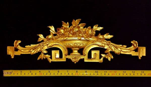 LARGE ORNATE LOUIS XVI WALL MIRROR MOULDING DECORATION (No50)