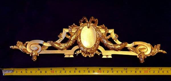 LARGE ORNATE LOUIS XVI WALL MIRROR MOULDING DECORATION (No51)