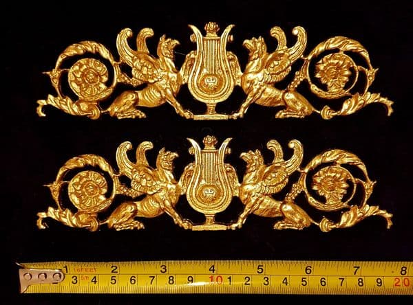 PAIR EMPIRE WALL DOOR MOULDING DECORATION (No26)