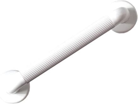 18' Fluted Plastic Grab Rail – White