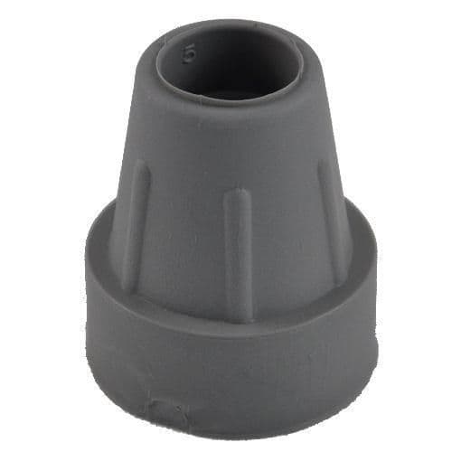 18mm - 19mm Grey Crutch Ferrule Single